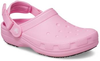 Crocs CR209952-6WY Classic Work, Unisex, Pink Tweed, Soft Toe, Slip Resistant, Clog, Work Shoe