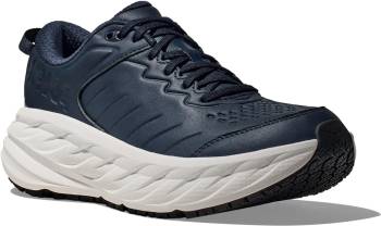 HOKA HO1110520OTRS Bondi SR, Men's, Outer Space/ White, Soft Toe, Slip Resistant, Athletic, Work Shoe