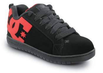 Men's Black/Red Court Graffik Work MaxTRAX® Composite Toe SRO Athletic