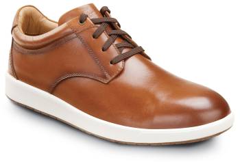 Men's Cognac Crossover Work MaxTRAX® Steel Toe Dress Shoe