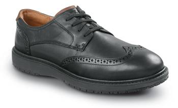 Men's Black Vibe Work MaxTRAX® Steel Toe SRO Dress Shoe