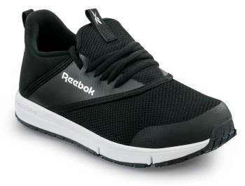 Women's Black/White DayStart Work MaxTRAX® Soft Toe Slip-On Athletic