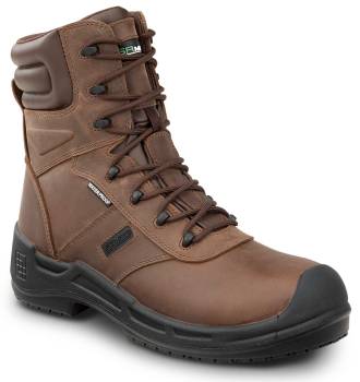 Men's 8 Brown Logan MaxTRAX® Composite Toe Waterproof Insulated Boot