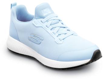 Women's Light Blue Emma MaxTRAX® Soft Toe Slip-On Athletic