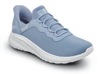 Women's Light Blue Squad Chaos MaxTRAX® Soft Toe SRO Slip-On Athletic
