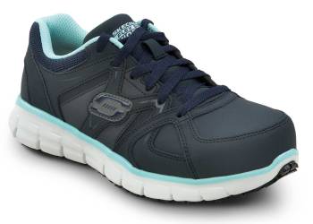 Women's Navy/Aqua Jackie MaxTRAX® Alloy Toe Athletic