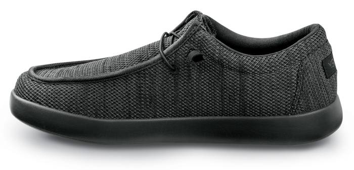 alternate view #3 of: Men's Black Chill MaxTRAX® Soft Toe Slip-On Oxford