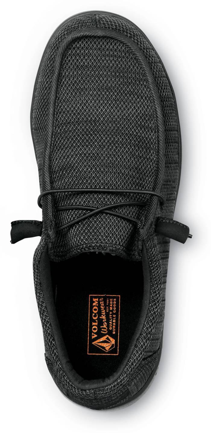 alternate view #4 of: Men's Black Chill MaxTRAX® Soft Toe Slip-On Oxford